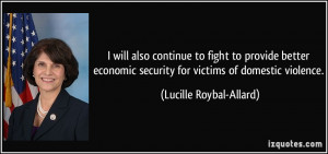 will also continue to fight to provide better economic security for ...