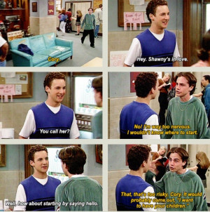 Cory and Shawn -- Boy Meets World