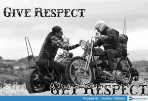 Give respect, get respect