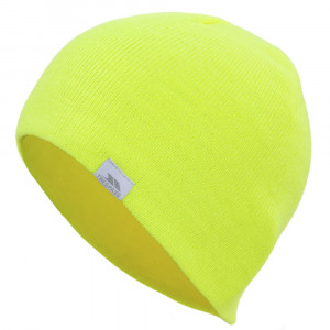 Trespass Luminous Hi Viz Green/Yellow Running Beanie Hat - Chelston ...