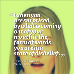 Quotes About: surprise