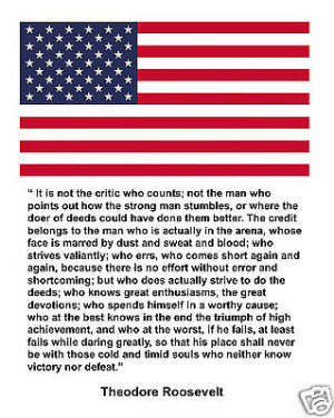 man in the arena teddy roosevelt quotes