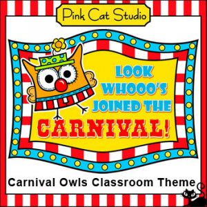 Carnival Owls - Classroom Theme Pack