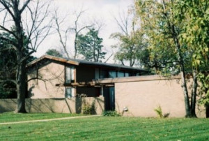 ... Strathcona two-story brick house was designed by Minoru Yamasaki, 1952