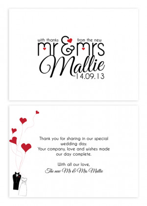 Funny Thank You Cards Wedding