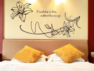 Romantic Lily Blossom Wall Sticker