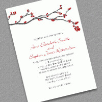 Spring Wedding Invitation – Petal Clusters