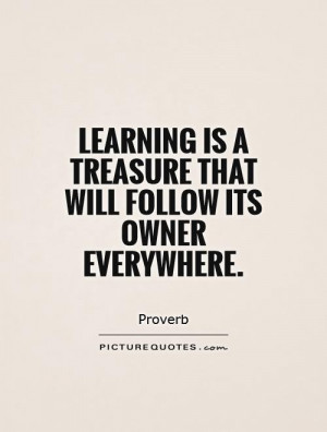 Learning Quotes Proverb Quotes