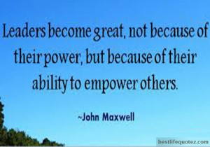 Leaders become great - Leadership Quotes Profile Picture