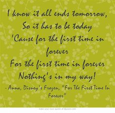 Disney Frozen Quotes #disney #frozen #lyrics