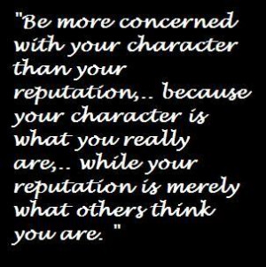 Reputation And Character