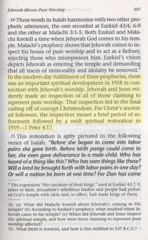 Critical Thinking for JWs: 1918 Temple Inspection