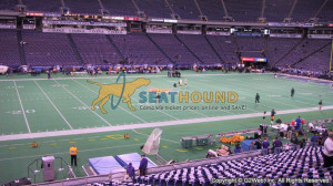 Humphrey Metrodome Section Lower Level Sideline 135 View for ...