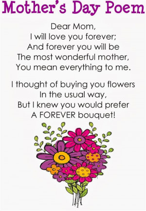 mother day sms messages stuff to say in a mothers day card mother day ...