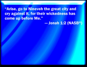 Jonah 1:2 Bible Verse Slides