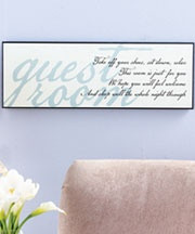 guest room cricut quote