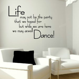 Kitchen Wallpaper on Giant Quote Kitchen Dining Room Wall Art Stickers ...