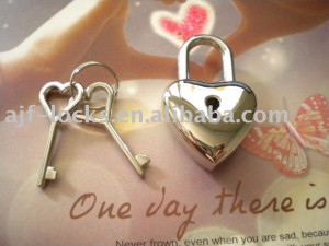 ... Mini heart shape lovely lock for diary book with two heart shape keys