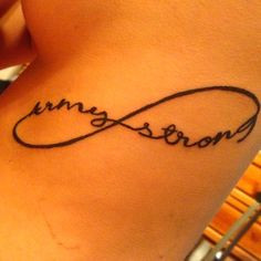 army wife tattoos | Army Tattoos For Wives Army strong wife. More