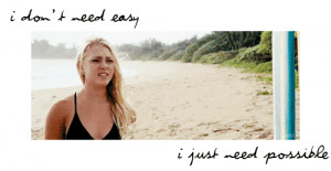 Soul Surfer Quotes Soul surfer quotes from the