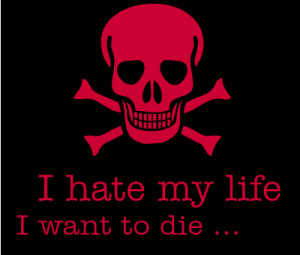 hate my life love I want to die ... créé par hayat