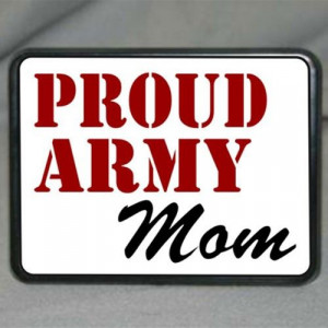 Proud Army Mom Trailer Hitch Covers