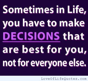 your decisions promises replies and decisions lifes hardest decisions ...
