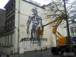 Magnifique et Gigantesque Street-art pour Metal Gear Solid Rising