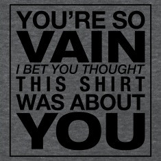 your so vain designed by jointheculture