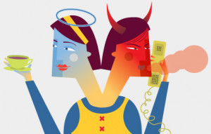 Anonymity opens up split personality zone