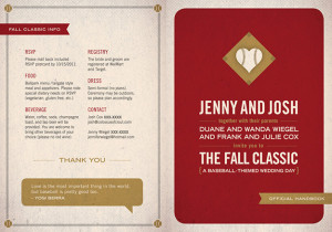 The Fall Classic: A Baseball Themed Wedding