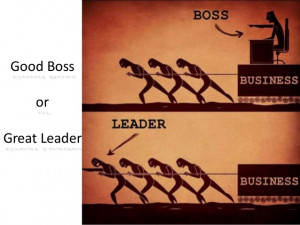 Good boss or great leader