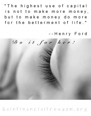 Quotes For Gain Financial Freedom Website Do it For Her