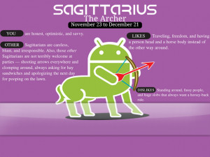 Sagittarius Android G1 Wallpaper