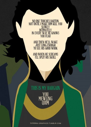Avengers quote #Loki #Thor #Avengers