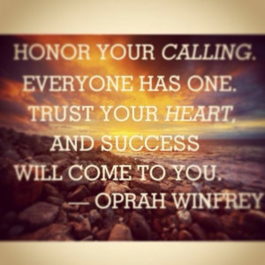 Honor ur calling…