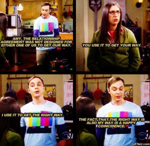 Sheldon And Amy The Big...