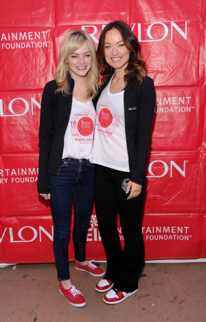 Olivia Wilde and Emma Stone