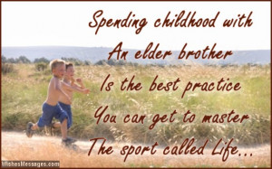 16) Spending childhood with an elder brother is the best practice you ...