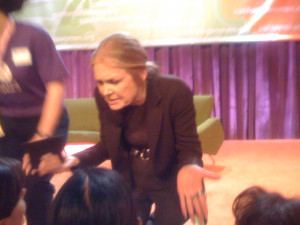 Gloria Steinem at Women's Conference in Long Beach
