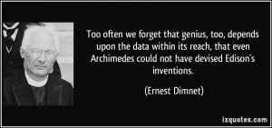 More Ernest Dimnet Quotes