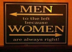 If I ever have a restaurant I will have this sign for the bathrooms