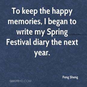 To keep the happy memories, I began to write my Spring Festival diary ...