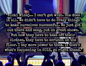 Poor Dat: Darlene Love slams Rapper/Clown Nicki Minaj.....