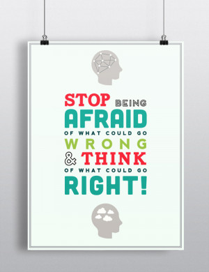 Quote Typography Poster by Lucy Keeble