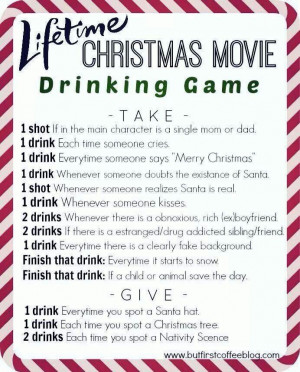 Xmas drinking game