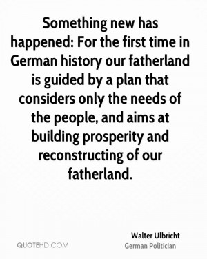 Walter Ulbricht Quotes