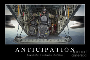 Anticipation Inspirational Quote Photograph