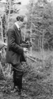 Enos Mills with Camera