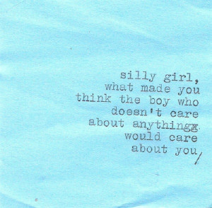 silly girl. | Quotes ...